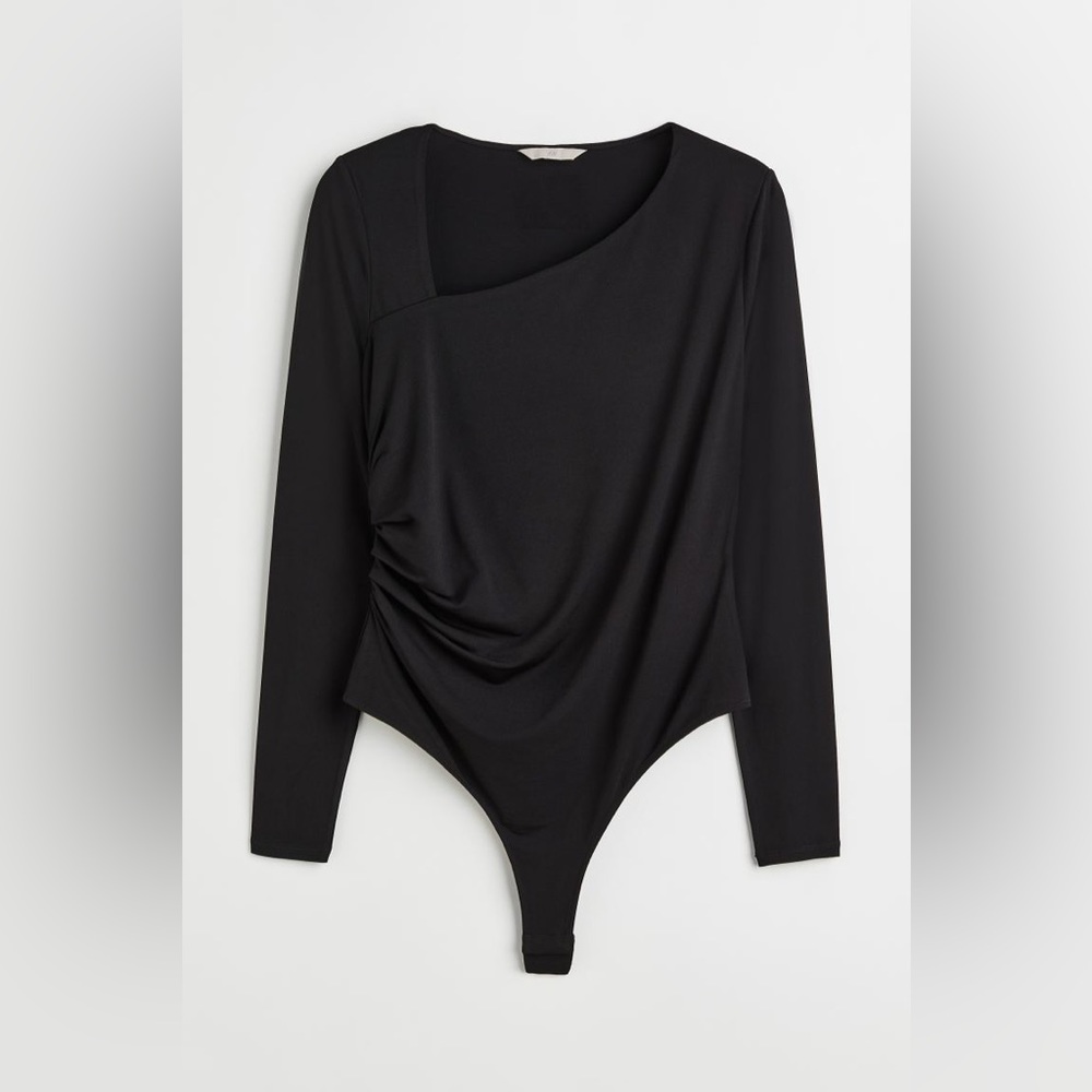 Black Long Sleeve Bodysuit
